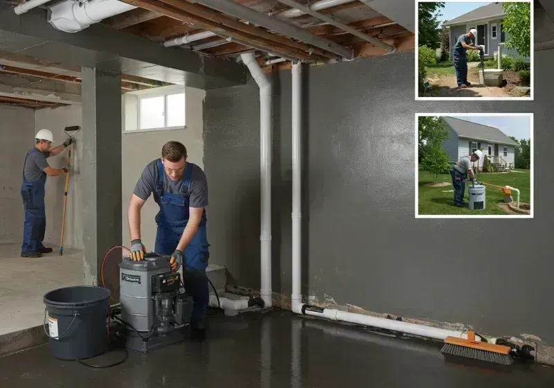 Basement Waterproofing and Flood Prevention process in Maplewood, MO